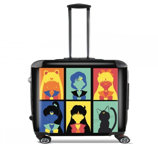  Sailor pop for Wheeled bag cabin luggage suitcase trolley 17" laptop