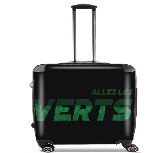  Saint Etienne Football Home for Wheeled bag cabin luggage suitcase trolley 17" laptop