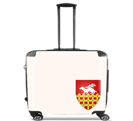  Saint Malo Blason for Wheeled bag cabin luggage suitcase trolley 17" laptop