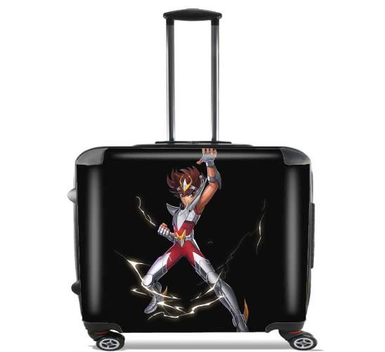  saint seiya Pegasus for Wheeled bag cabin luggage suitcase trolley 17" laptop