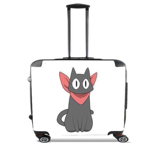  Sakamoto Funny cat for Wheeled bag cabin luggage suitcase trolley 17" laptop