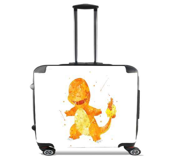  Salameche Watercolor for Wheeled bag cabin luggage suitcase trolley 17" laptop