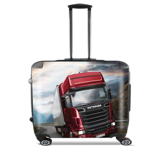  Scania Track for Wheeled bag cabin luggage suitcase trolley 17" laptop