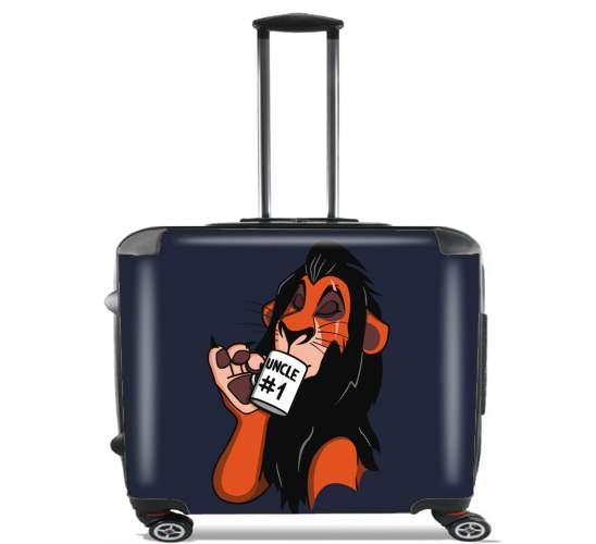  Scar Best uncle ever for Wheeled bag cabin luggage suitcase trolley 17" laptop