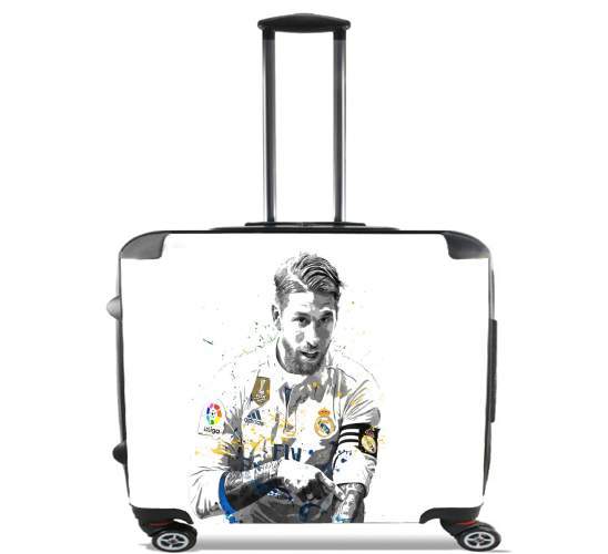  Sergio Ramos Painting Art for Wheeled bag cabin luggage suitcase trolley 17" laptop