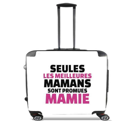  Seules les meilleures mamans sont promues mamie for Wheeled bag cabin luggage suitcase trolley 17" laptop