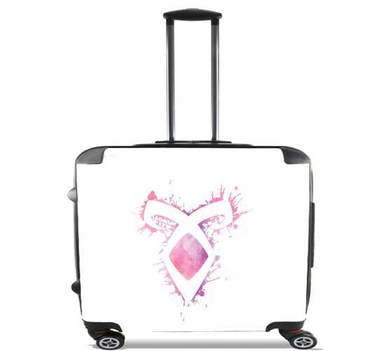  shadowhunters Rune Mortal Instruments for Wheeled bag cabin luggage suitcase trolley 17" laptop