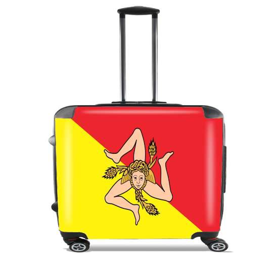  Sicile Flag for Wheeled bag cabin luggage suitcase trolley 17" laptop