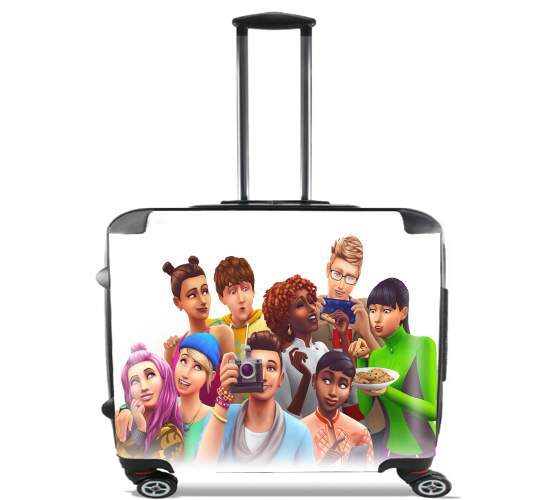  Sims 4 for Wheeled bag cabin luggage suitcase trolley 17" laptop