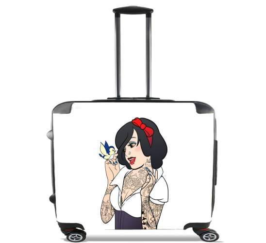  Snow White Tattoo Bird for Wheeled bag cabin luggage suitcase trolley 17" laptop
