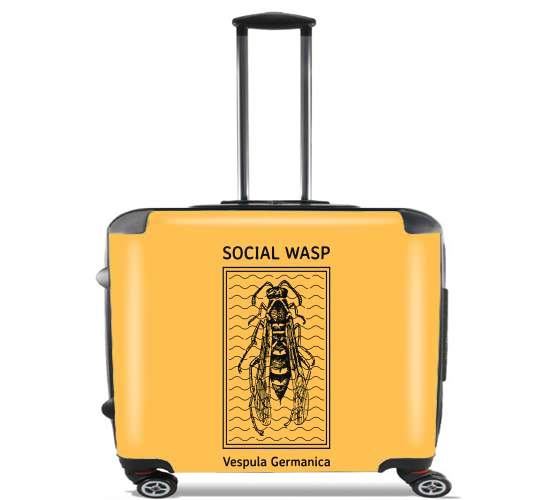  Social Wasp Vespula Germanica for Wheeled bag cabin luggage suitcase trolley 17" laptop