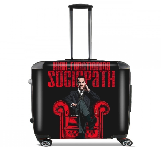  Sociopath for Wheeled bag cabin luggage suitcase trolley 17" laptop