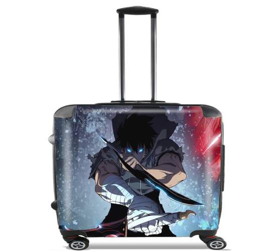 solo leveling jin woo for Wheeled bag cabin luggage suitcase trolley 17" laptop