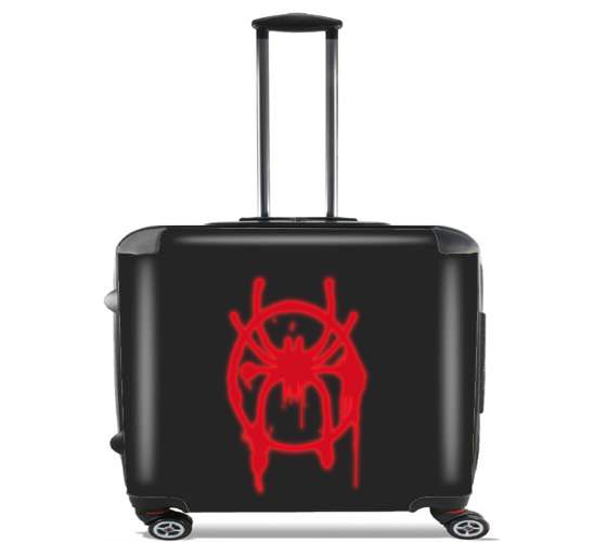 Spider Verse Miles Morales for Wheeled bag cabin luggage suitcase trolley 17" laptop