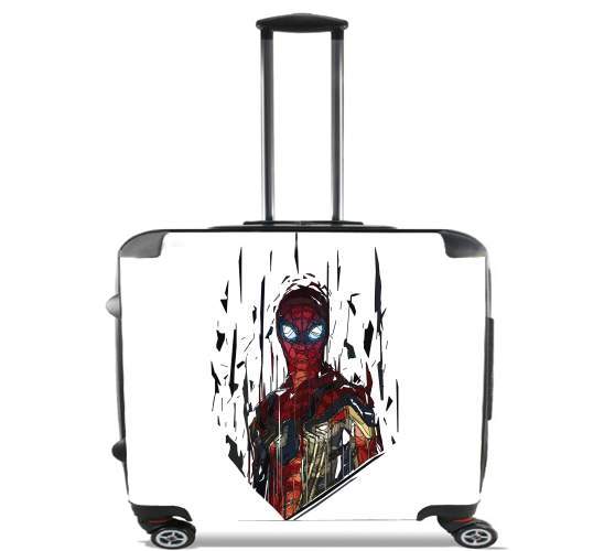 Wheeled bag cabin luggage suitcase trolley 17" laptop for Spiderman Poly