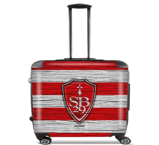  Stade Brestois for Wheeled bag cabin luggage suitcase trolley 17" laptop