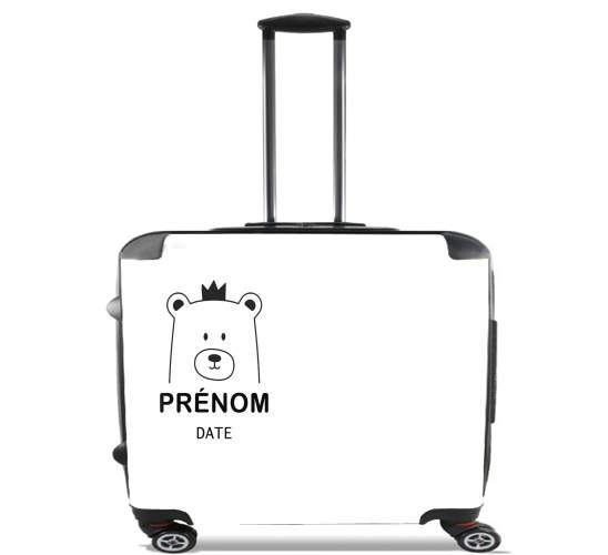  Stamp Birth Bear for Wheeled bag cabin luggage suitcase trolley 17" laptop