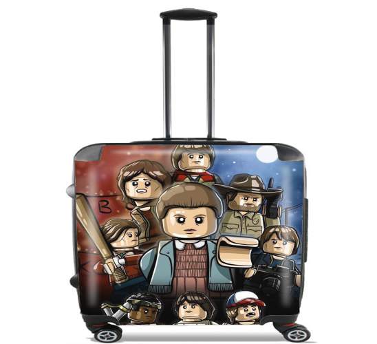  Stranger Things Lego Art for Wheeled bag cabin luggage suitcase trolley 17" laptop