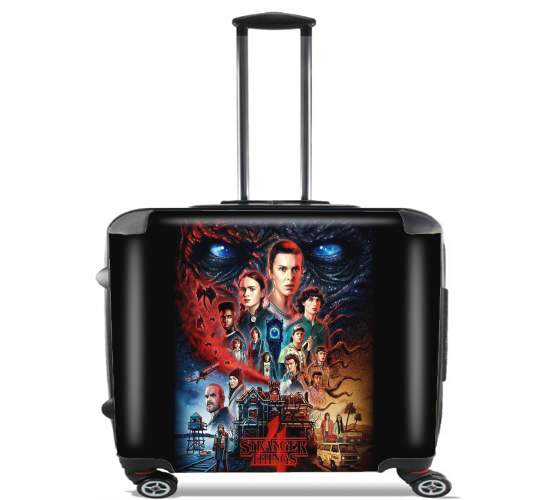  Stranger Things Season 4 for Wheeled bag cabin luggage suitcase trolley 17" laptop