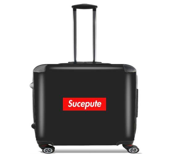  Sucepute for Wheeled bag cabin luggage suitcase trolley 17" laptop