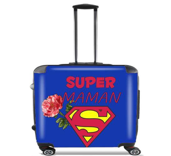  Super Maman for Wheeled bag cabin luggage suitcase trolley 17" laptop
