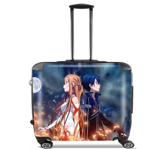  Sword Art Online for Wheeled bag cabin luggage suitcase trolley 17" laptop