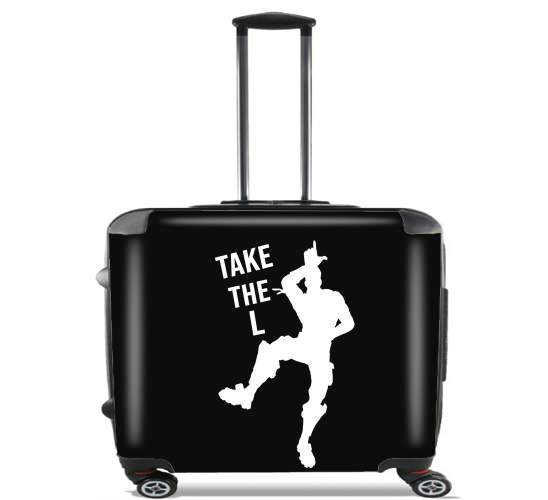 Wheeled bag cabin luggage suitcase trolley 17" laptop for Take The L Fortnite Celebration Griezmann