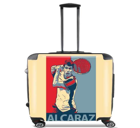  Team Alcaraz for Wheeled bag cabin luggage suitcase trolley 17" laptop