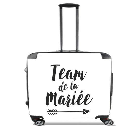  Team de la mariee for Wheeled bag cabin luggage suitcase trolley 17" laptop
