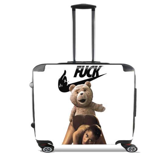  Ted Feat Minaj for Wheeled bag cabin luggage suitcase trolley 17" laptop