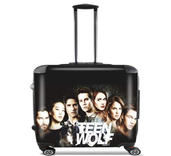 Wheeled bag cabin luggage suitcase trolley 17" laptop for Teen Wolf