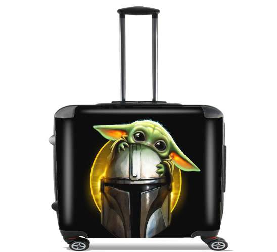  The Child Baby Yoda for Wheeled bag cabin luggage suitcase trolley 17" laptop