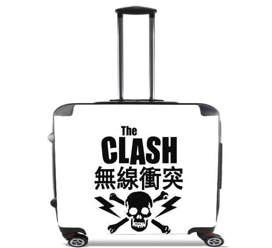  the clash punk asiatique for Wheeled bag cabin luggage suitcase trolley 17" laptop