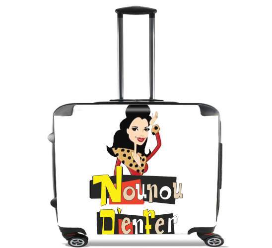  The nanny for Wheeled bag cabin luggage suitcase trolley 17" laptop