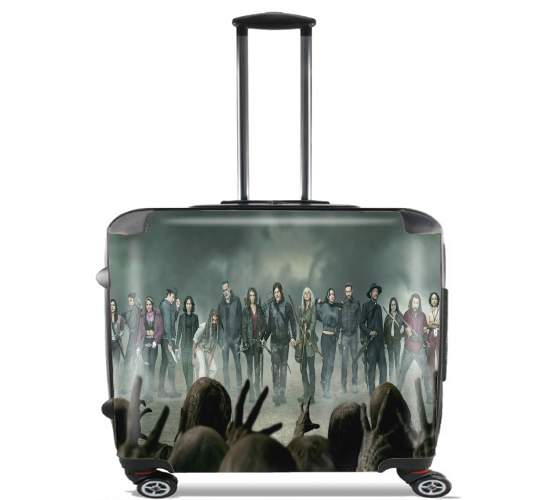  the walking dead saison 11 for Wheeled bag cabin luggage suitcase trolley 17" laptop