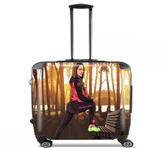  The Weather Girl for Wheeled bag cabin luggage suitcase trolley 17" laptop