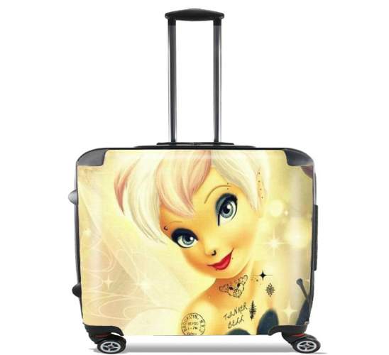  Tinker Bell for Wheeled bag cabin luggage suitcase trolley 17" laptop