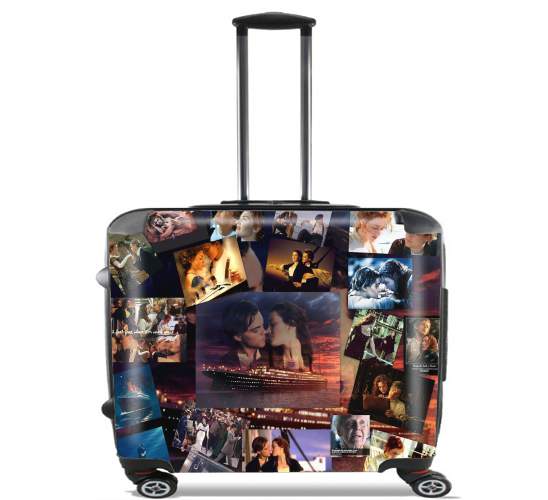  Titanic Fanart Collage for Wheeled bag cabin luggage suitcase trolley 17" laptop