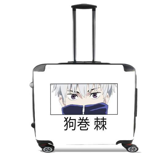  Toge Jujutsu Kaisen - Eyes Looking for Wheeled bag cabin luggage suitcase trolley 17" laptop