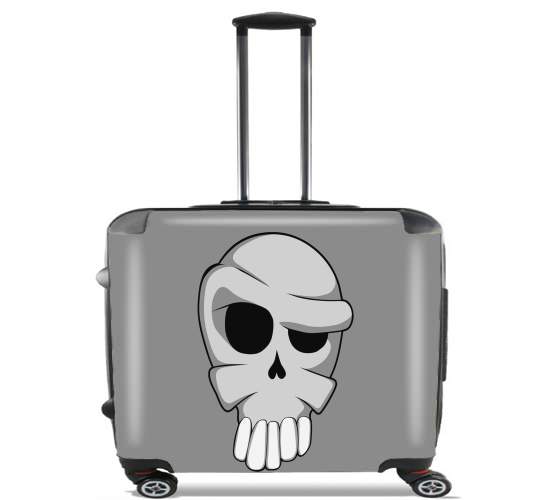  Toon Skull for Wheeled bag cabin luggage suitcase trolley 17" laptop