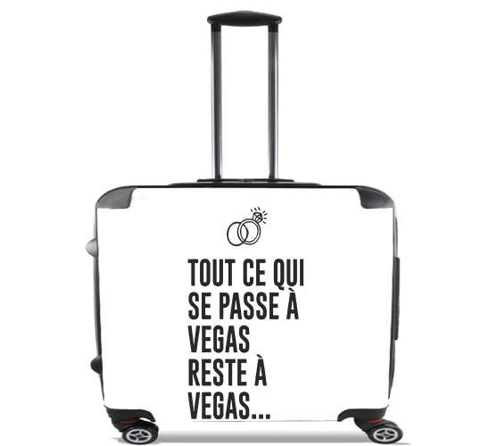  Tout ce qui passe a Vegas reste a Vegas for Wheeled bag cabin luggage suitcase trolley 17" laptop