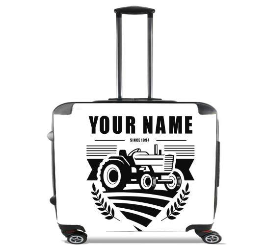  Tractor Farm Logo Custom for Wheeled bag cabin luggage suitcase trolley 17" laptop