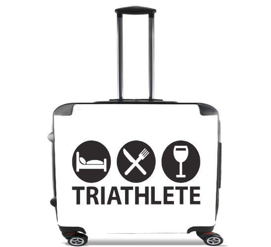  Triathlete Apero du sport for Wheeled bag cabin luggage suitcase trolley 17" laptop