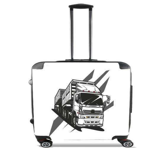  Truck Racing for Wheeled bag cabin luggage suitcase trolley 17" laptop
