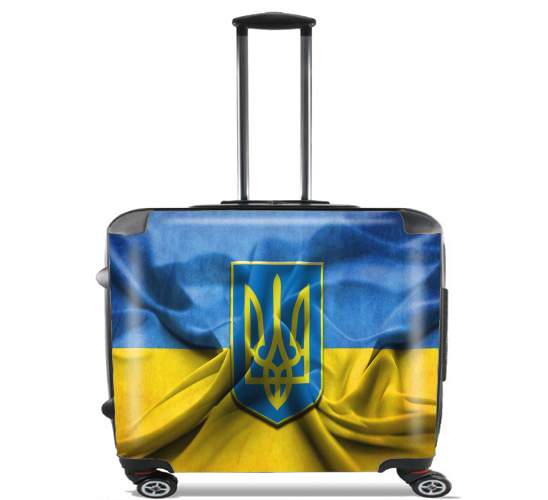  Ukraine Flag for Wheeled bag cabin luggage suitcase trolley 17" laptop