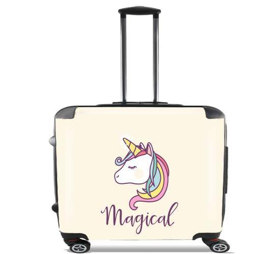  Unicorn Magical for Wheeled bag cabin luggage suitcase trolley 17" laptop