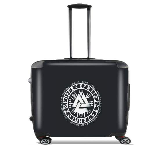  valknut madras for Wheeled bag cabin luggage suitcase trolley 17" laptop