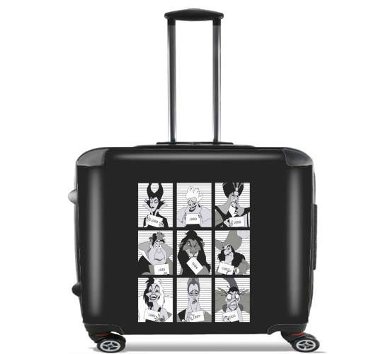  Villains Jails for Wheeled bag cabin luggage suitcase trolley 17" laptop
