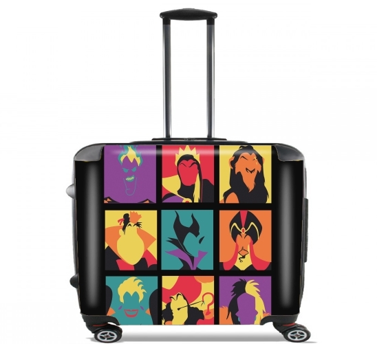  Villains pop for Wheeled bag cabin luggage suitcase trolley 17" laptop