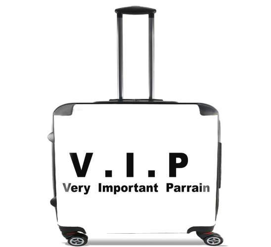  VIP Very important parrain for Wheeled bag cabin luggage suitcase trolley 17" laptop